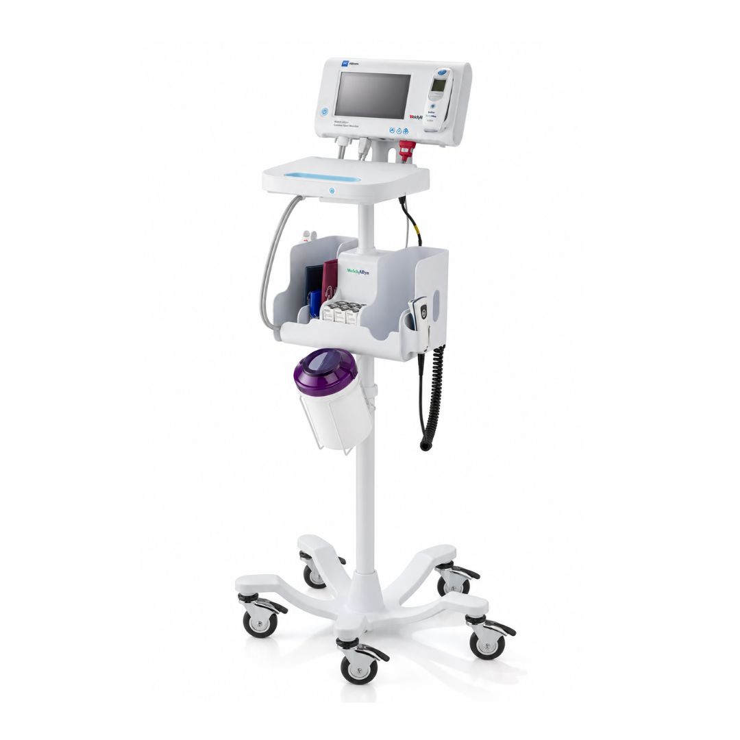 מוניטור מדדים חיוניים Welch Allyn Connex Spot Monitor עם עגלה
